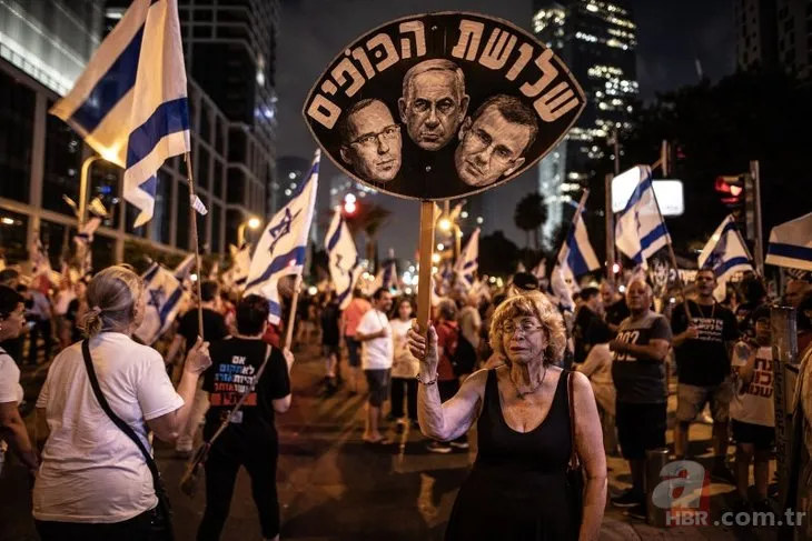 İsrail’de öfke büyüyor: On binlerce İsrailli Netanyahu hükümetine karşı meydanlara akın etti