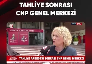 TAHLİYE SONRASI CHP GENEL MERKEZİ