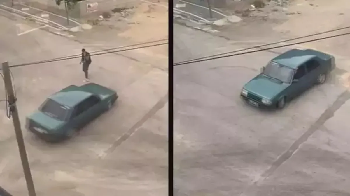 Amasya'da drift atan sürücüye 46 bin lira ceza