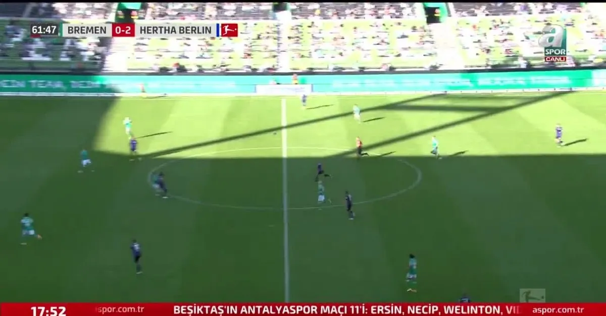 Werder Bremen 0 3 Hertha Berlin Golu Izle Ahaber Video Izle