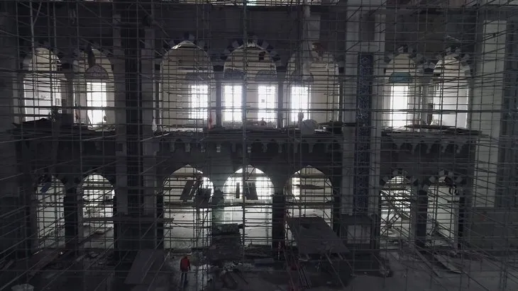 Çamlıca Camii’nin içi ilk kez görüntülendi