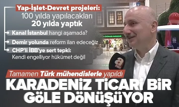 Rize-Artvin Havalimanı’nda A Haber özel yayını! Türkiye’nin 58. havalimanı yarın açılıyor! Ulaştırma ve Altyapı Bakanı Adil Karaismailoğlu’ndan önemli açıklamalar