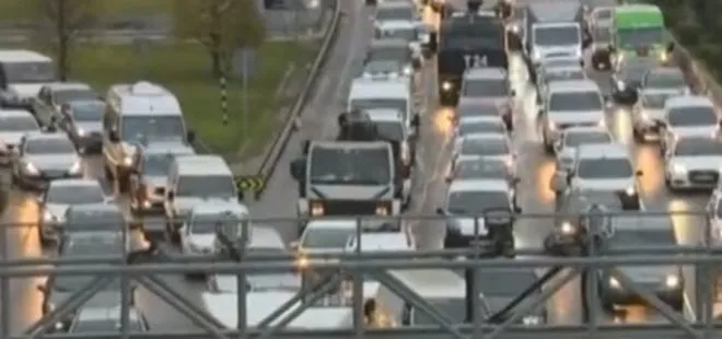 İstanbul’da sabah trafiği | İşte trafik yoğunluk haritasında son durum