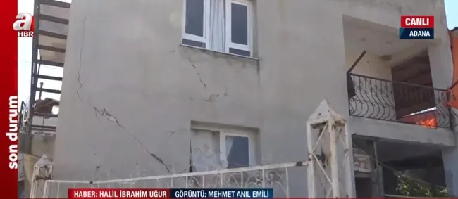 Adana 5,5’le sallandı! İşte depremin yıkıcı boyutu