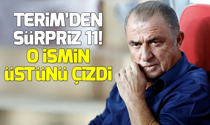 Fatih Terimden kadroda dev rotasyon