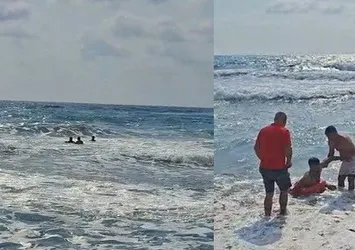 Serinlemek için denize giren çocuktan acı haber!