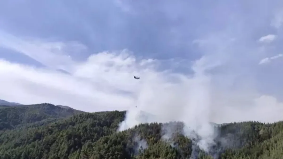 Kahramanmaraş’taki orman yangını kontrol altında! 5,5 hektar alan zarar gördü