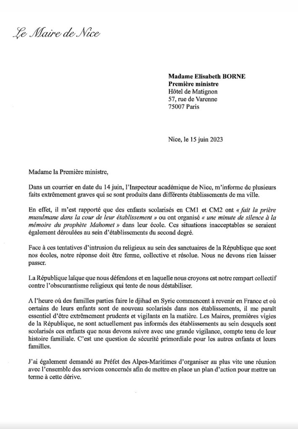 Fransa’da gündem namaz kılan Müslüman öğrenciler! Büyük rahatsızlık sonrası Başbakan’a mektup: Bu ağır bir durum acil önlem alın