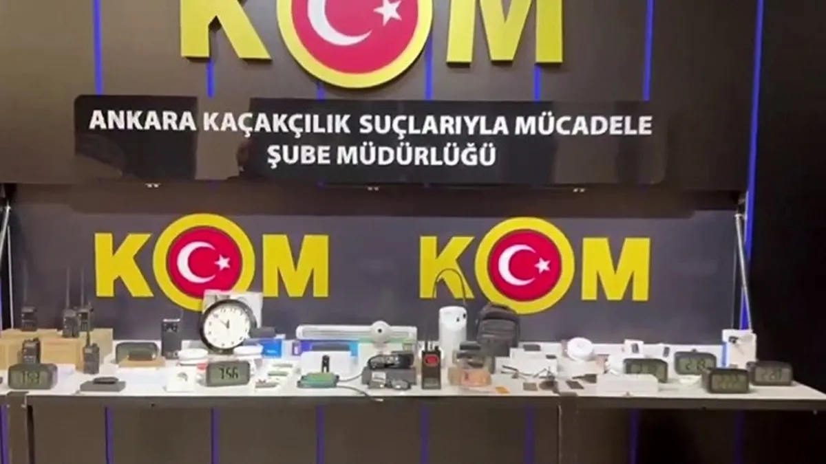 İnternetten dinleme ve görüntüleme cihazları satan şahıs yakalandı