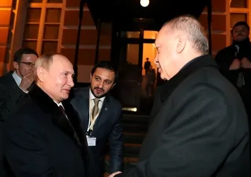 Putin, Başkan Erdoğan'ı böyle uğurladı