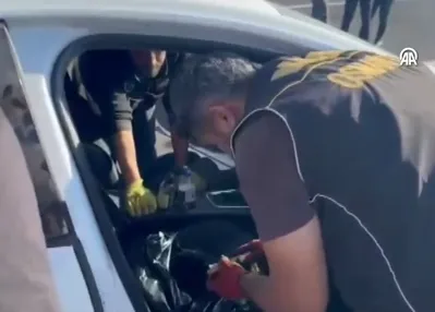 Otomobilden 7 kilogram külçe altın çıktı