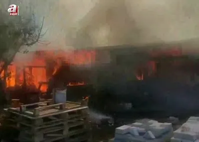 Bursa’da bağ evi alev alev yandı