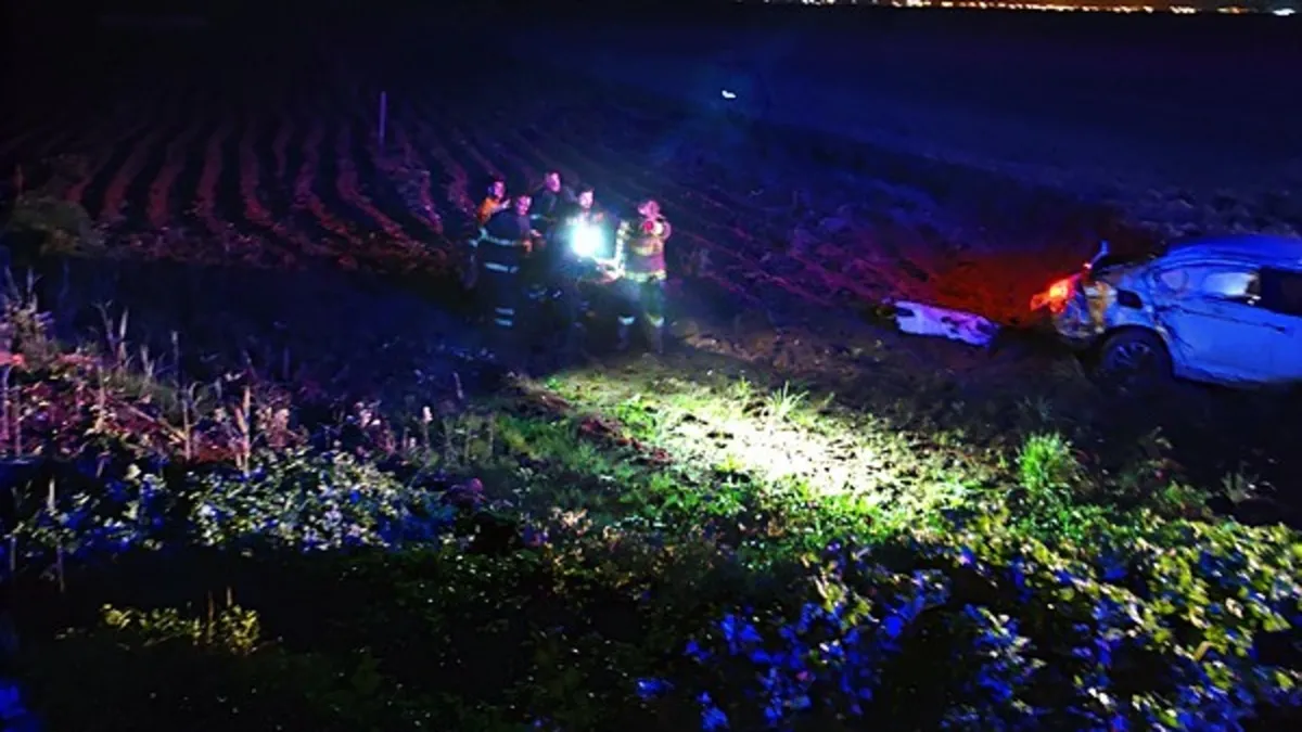 Mersin’de otomobil tarlaya yuvarlandı! Ölü ve yaralılar var