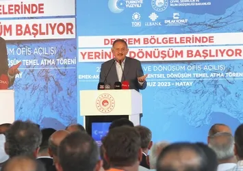 "Yerinde Dönüşüm" projesine katılım rekoru! Bakan Mehmet Özhaseki: 11 ilde hızlı inşa süreci...