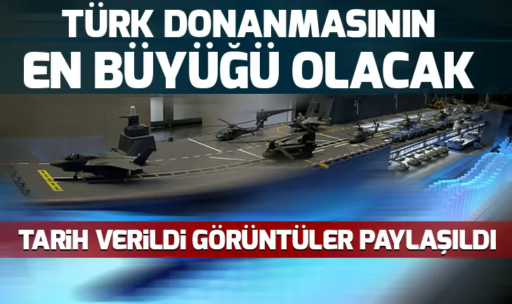 TCG Anadolunun donanmaya ne zaman katılacağı belli oldu