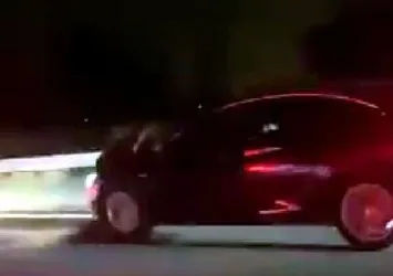 Düzce'de korkunç görüntüler! Oğlu için kaput üstünde kilometrelerce yol gitti