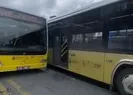 İETT otobüsleri kaza yaptı!