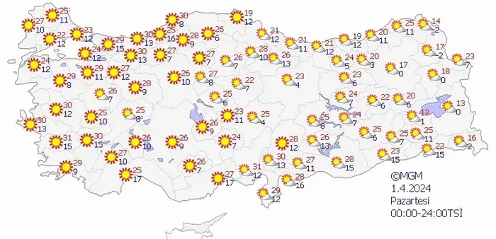 Meteoroloji'den yeni hafta uyarısı: Batıda toz taşınımı, doğuda çığ tehlesi - 5