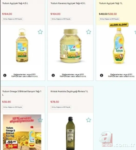 YAĞ FİYATLARI DÜŞECEK! Ayçiçek yağı ne kadar, kaç TL olacak? EN UCUZ AYÇİÇEK YAĞI...ŞOK, A101, CarrefourSA... 11