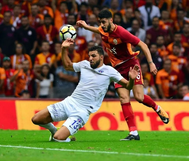 Galatasaray - Kasımpaşa maçından kareler