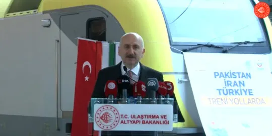 Yeniden sefere başlayan İslamabad-Tahran-İstanbul yük treni Ankara'ya ulaştı - 4