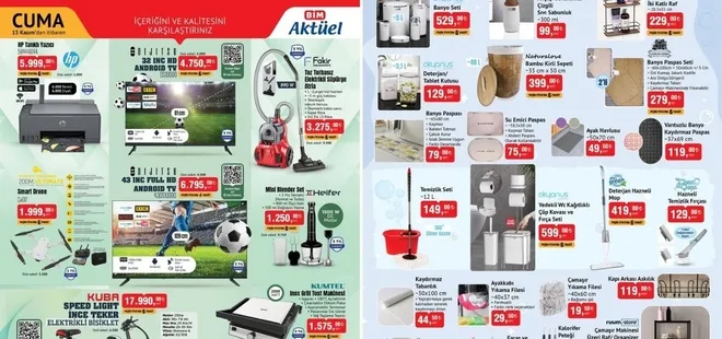 BİM aktüel kataloğu yayımlandı: 15 Kasım’da evinizin tüm ihtiyaçları geliyor!