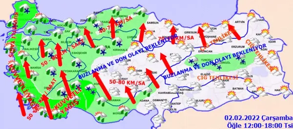 İstanbul’a ne zaman kar yağacak? | Sağanak haritası A Haber’de... İşte 5 günlük hava durumu