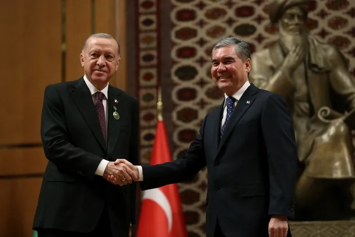 SON DAKİKA: Başkan Erdoğan'dan Türkmenistan'a teşekkür! "Bu âli nişanı şerefle taşıyacağım" - 1