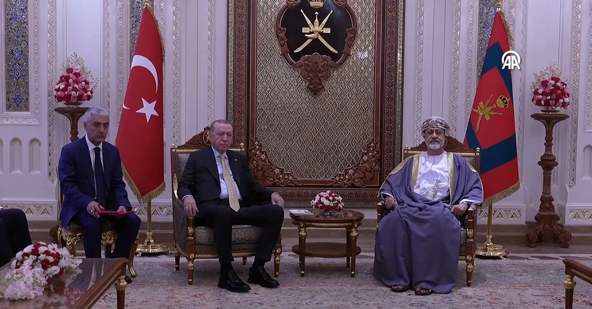 Başkan Erdoğan Umman Sultanı Heysem bin Tarık ile görüştü