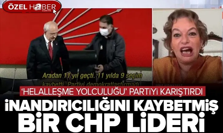 CHP’li yazar Mine Kırıkkanat’tan Kemal Kılıçdaroğlu’na ’helalleşme’ tepkisi: 11 yılda 9 seçim kaybettin nasıl inanayım?