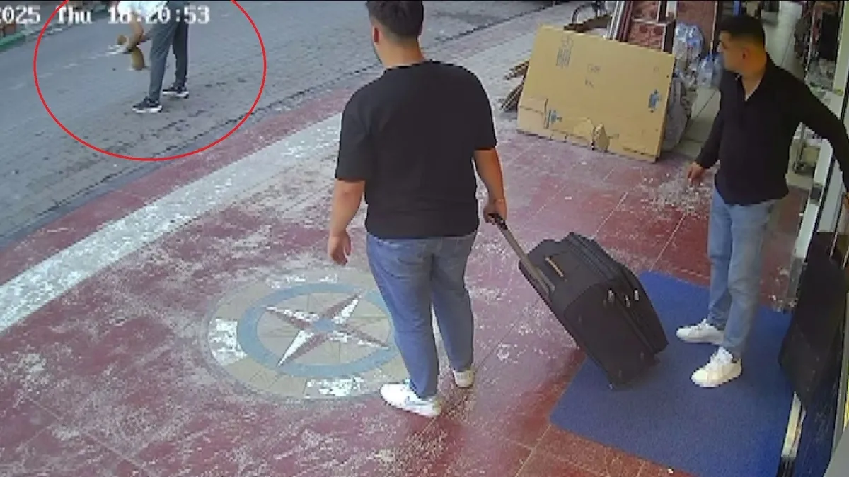 Kediye Heimlich manevrası yapan vatandaş hayatını kurtardı