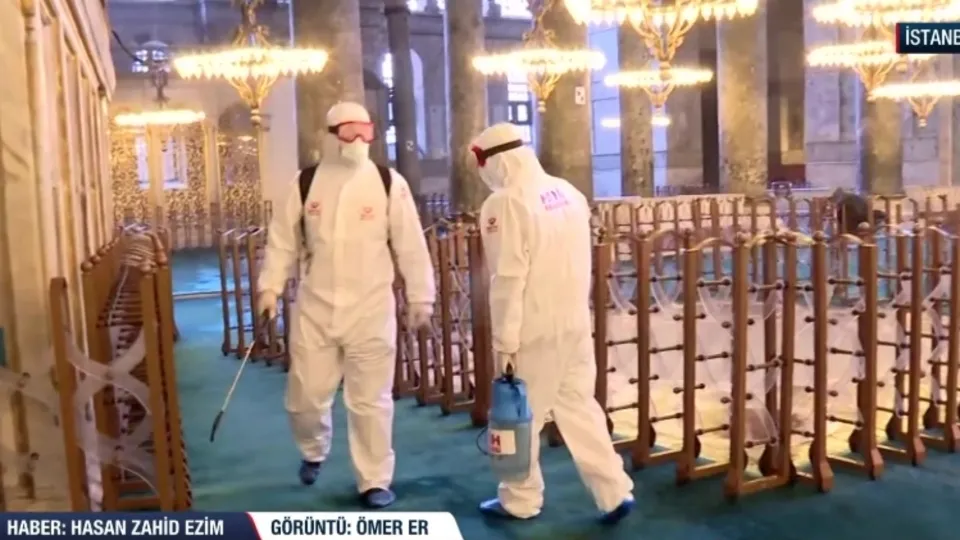 Ayasofya Camii’nde Ramazan hazırlıkları