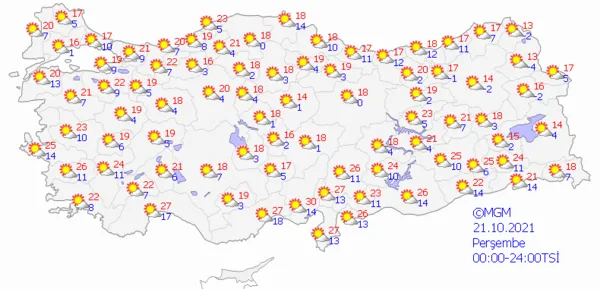 1634657355055.png Meteoroloji yeniden uyardı! Yurt genelinde 2 ila 5 derece arasında düşecek! Bazı bölgelerde ise... - 7