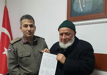 Yakup dede gönüllü oldu