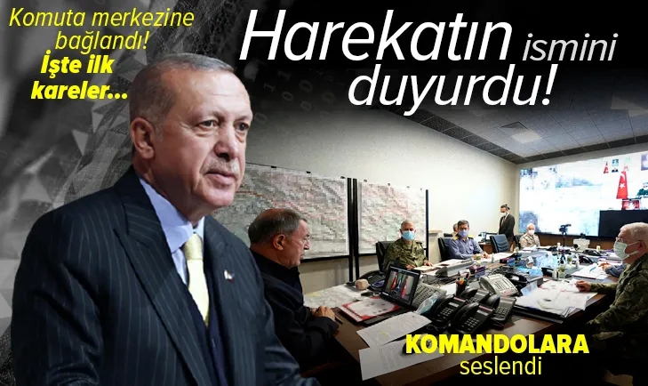 Başkan Erdoğan harekatın adını açıkladı