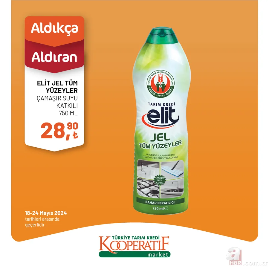 Tarım Kredi Market 24 Mayıs indirim kataloğu yayınlandı! TK’da Kahvaltılık, Temizlik Ürünleri, İçecek Çeşitleri, atıştırmalıklar uyguna satışta 12