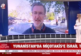 Yunanistan'da Miçotakis'e İsrail tepkisi