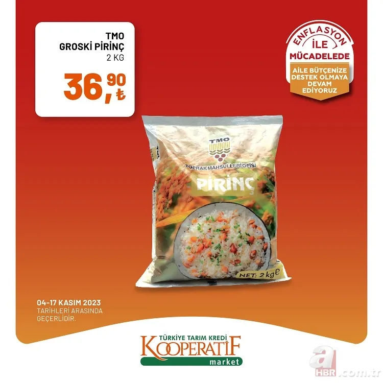 Tarım Kredi Market indirim yarın sona eriyor! 40'lı tuvalet kağıdı 154,90 TL, Çay 89 TL, 100'lü peçete 13,90 TL ve pilavlık bulgur 48,90 TL'den satışa sunuyor 21