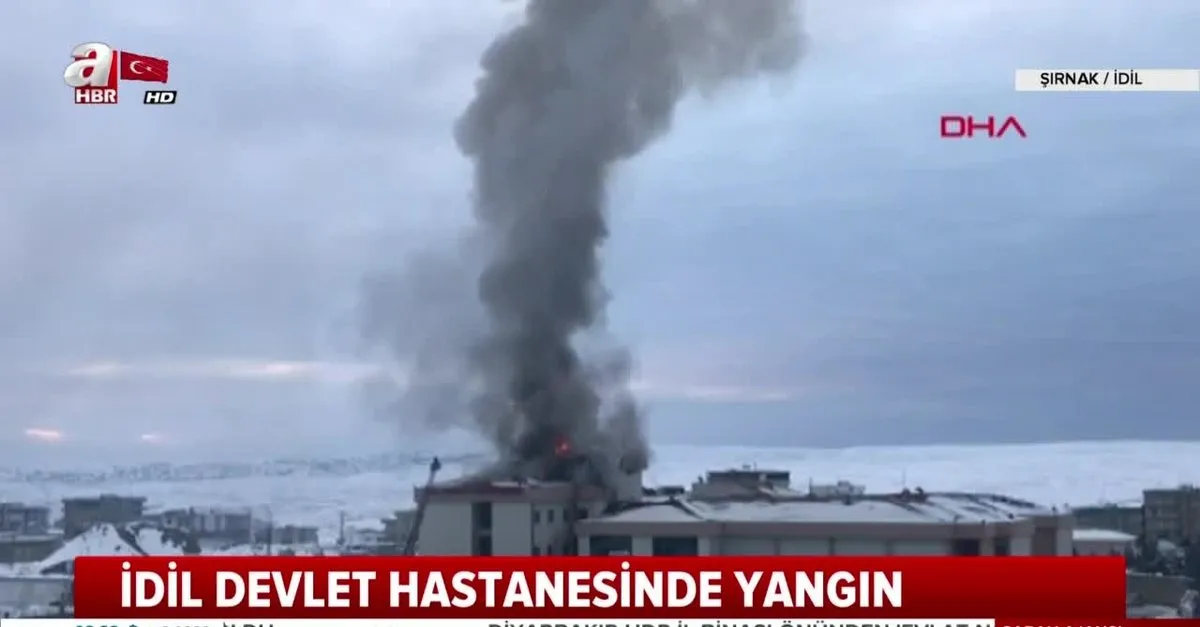 Son Dakika Sirnak Idil De Hastanede Yangin Cikti Video Ahaber Video Izle