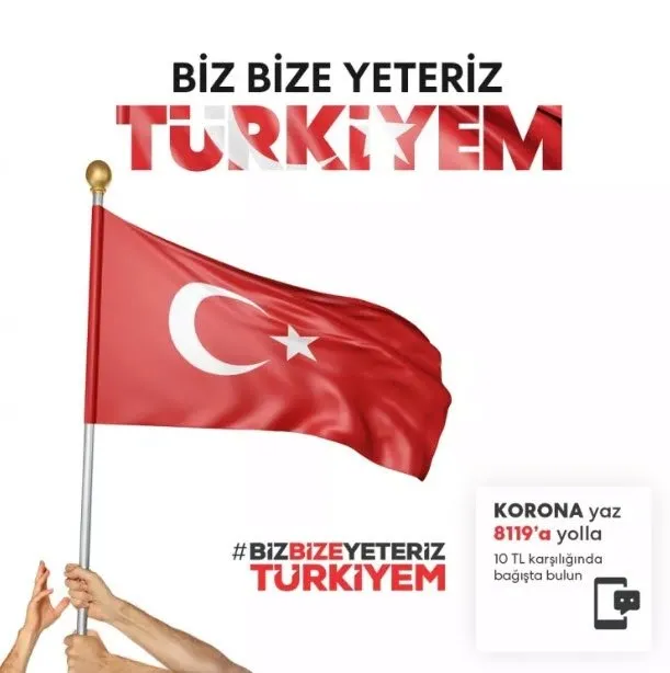 ’Biz bize yeteriz Türkiyem’ Milli Dayanışma Kampanyası’na bağış yapan firma ve isimler