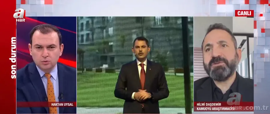 İstanbul’da kim önde? Anketler ne diyor? Murat Kurum’un oy oranı ne kadar? Hilmi Daşdemir A Haber’de oranları açıkladı 3