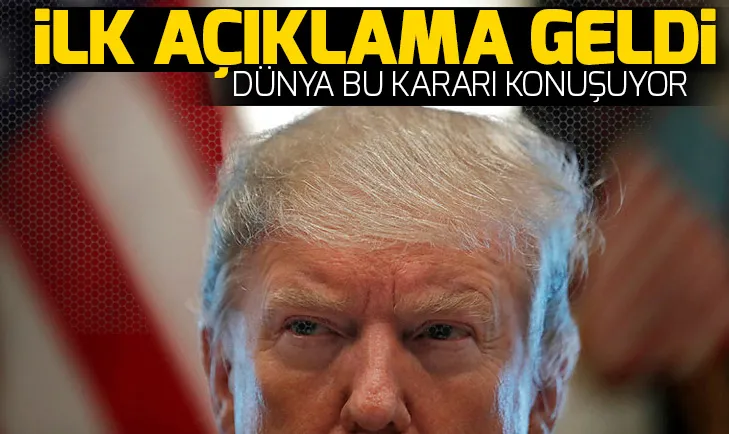 Dünya ABDnin nükleer kararını konuşuyor! Trumptan ilk açıklama geldi