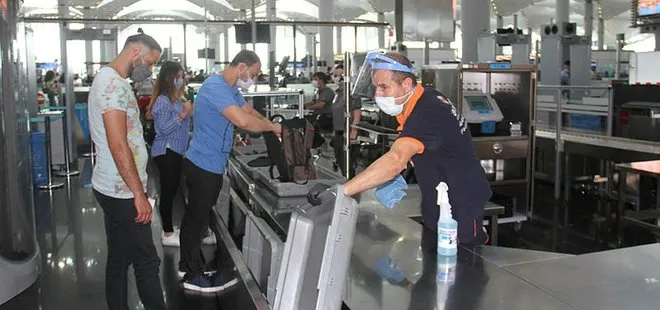 Son dakika: İstanbul Havalimanı’nda koronavirüs denetlemesi