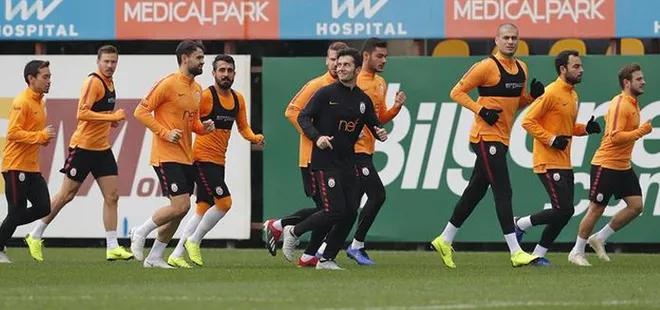 Galatasaray’da sakatlar takımla çalıştı