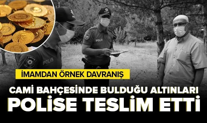 Sivas’ta imamın cami bahçesinde bulduğu altınlar sahibine teslim edildi