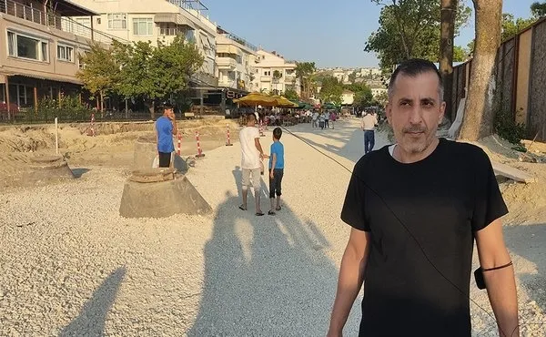 Büyükçekmece sahil düzenlemesi bir yıldır bitmedi! Vatandaş İBB’ye isyan etti