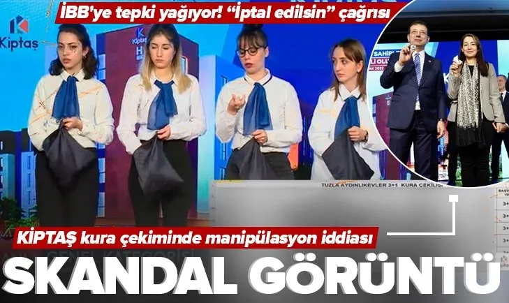 KİPTAŞ kura çekiminde skandal