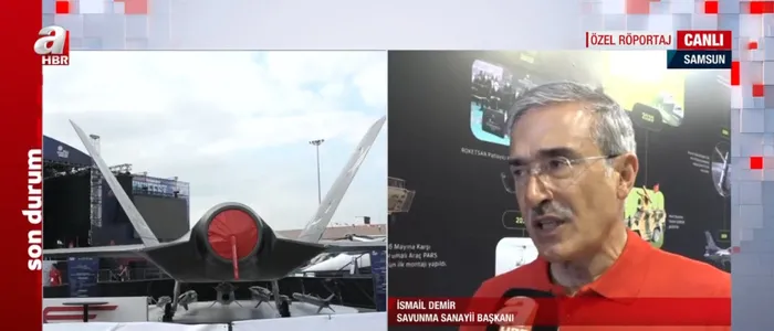 Yerli ve milli silahlar TEKNOFEST’te! Savunma Sanayii Başkanı İsmail Demir A Haber’de