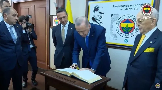 Başkan Erdoğan'dan Fenerbahçe Yüksek Divan Kurulu Toplantısı'nda önemli açıklamalar - 1