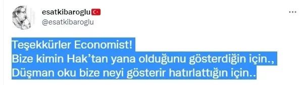 Batı’nın tetikçileri devrede! The Economist’in Başkan Erdoğan’ı hedef alan skandal manşetine tepkiler çığ gibi! Türkiye’den yanıt gecikmedi: Cehalet dolu sahte gazetecilik